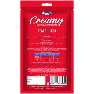 Drools Creamy Treats for Cat and Kitten Real Chicken Flavour