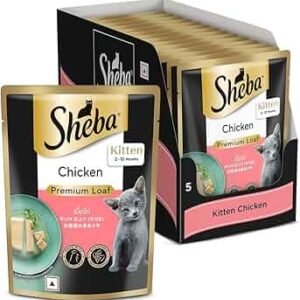Sheba Chicken Premium Loaf Kitten Wet Cat Food 70g